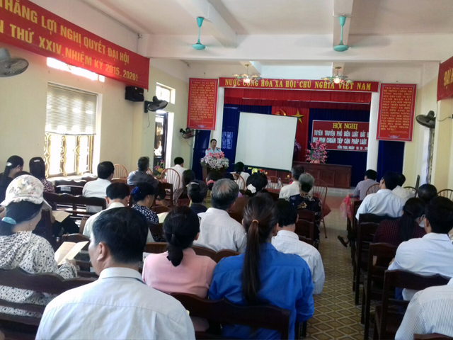Hội nghị phổ biến, pháp luật trên địa bàn huyện Kim Sơn
