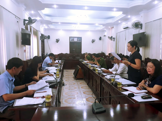 Kiểm tra tình hình Thi hành pháp luật về Xử lý vi phạm hành chính và Theo dõi thi hành pháp luật tại huyện Yên khánh