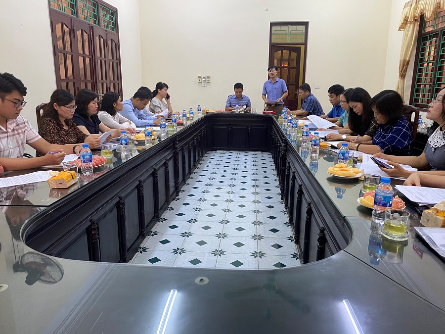 Hội nghị sơ kết Khối thi đua phòng Tư pháp các huyện, thành phố  tỉnh Ninh Bình 6 tháng đầu năm 2021