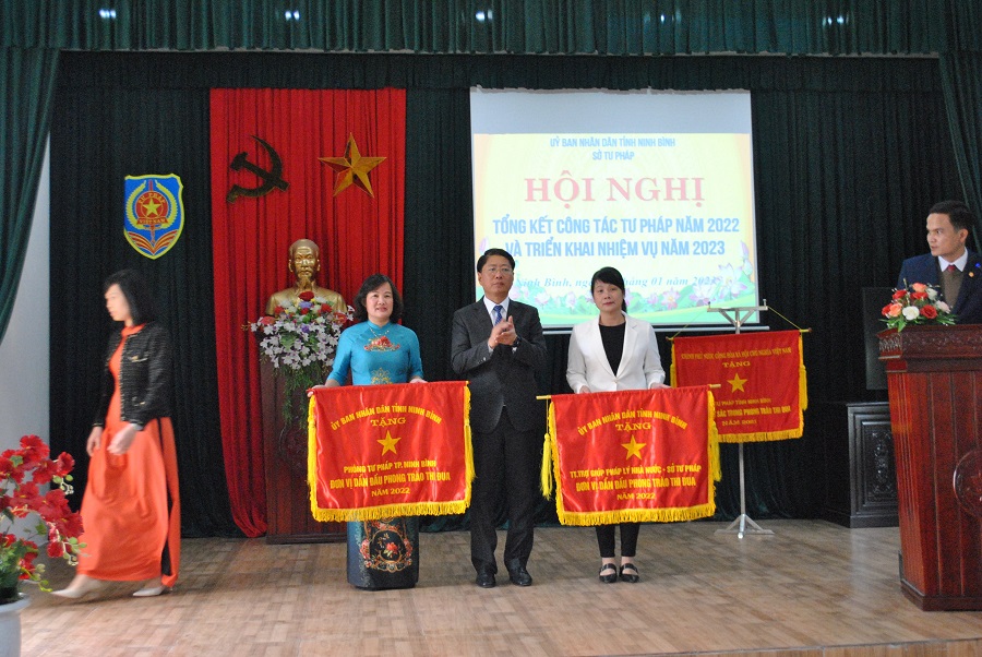 Ngành Tư pháp Ninh Bình tổ chức Hội nghị tổng kết công tác tư pháp năm 2022