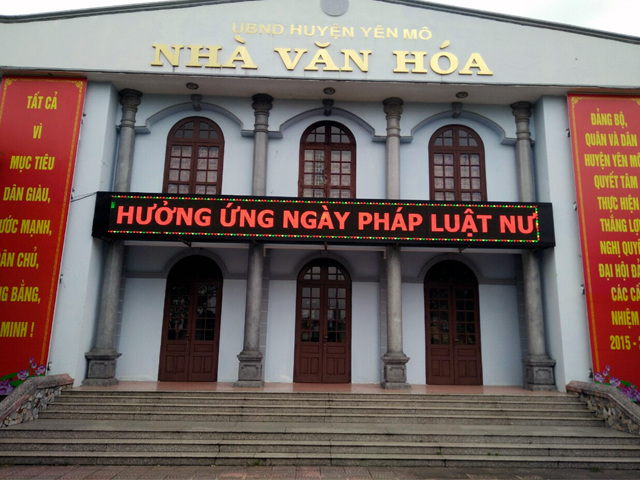 Huyện Yên Mô sôi nổi tổ chức các hoạt động hưởng ứng Ngày Pháp luật nước Cộng hòa xã hội chủ nghĩa Việt Nam năm 2019