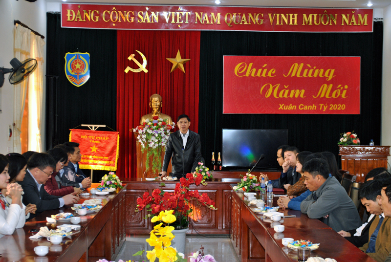 Sở Tư pháp Ninh Bình gặp mặt Xuân Canh Tý 2020