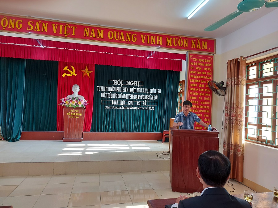 Huyện Yên Mô đẩy mạnh hưởng ứng thực hiện Ngày pháp luật Việt Nam năm 2020