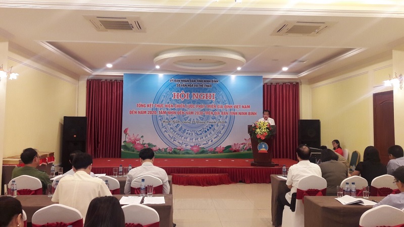 Hội nghị tổng kết thực hiện Chiến lược phát triển gia đình Việt Nam đến năm 2020, tầm nhìn 2030 trên địa bàn tỉnh Ninh Bình