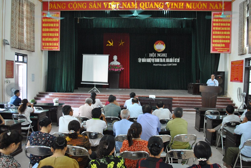 Xã Ninh Vân, huyện Hoa Lư tổ chức Hội nghị tập huấn nghiệp vụ thanh tra nhân dân và hòa giải ở cơ sở