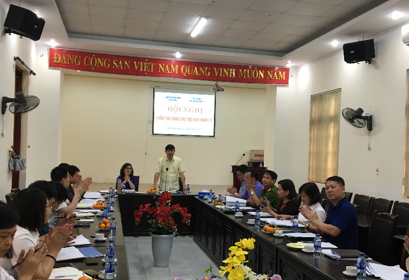 Kiểm tra công tác trợ giúp pháp lý tại Ninh Bình